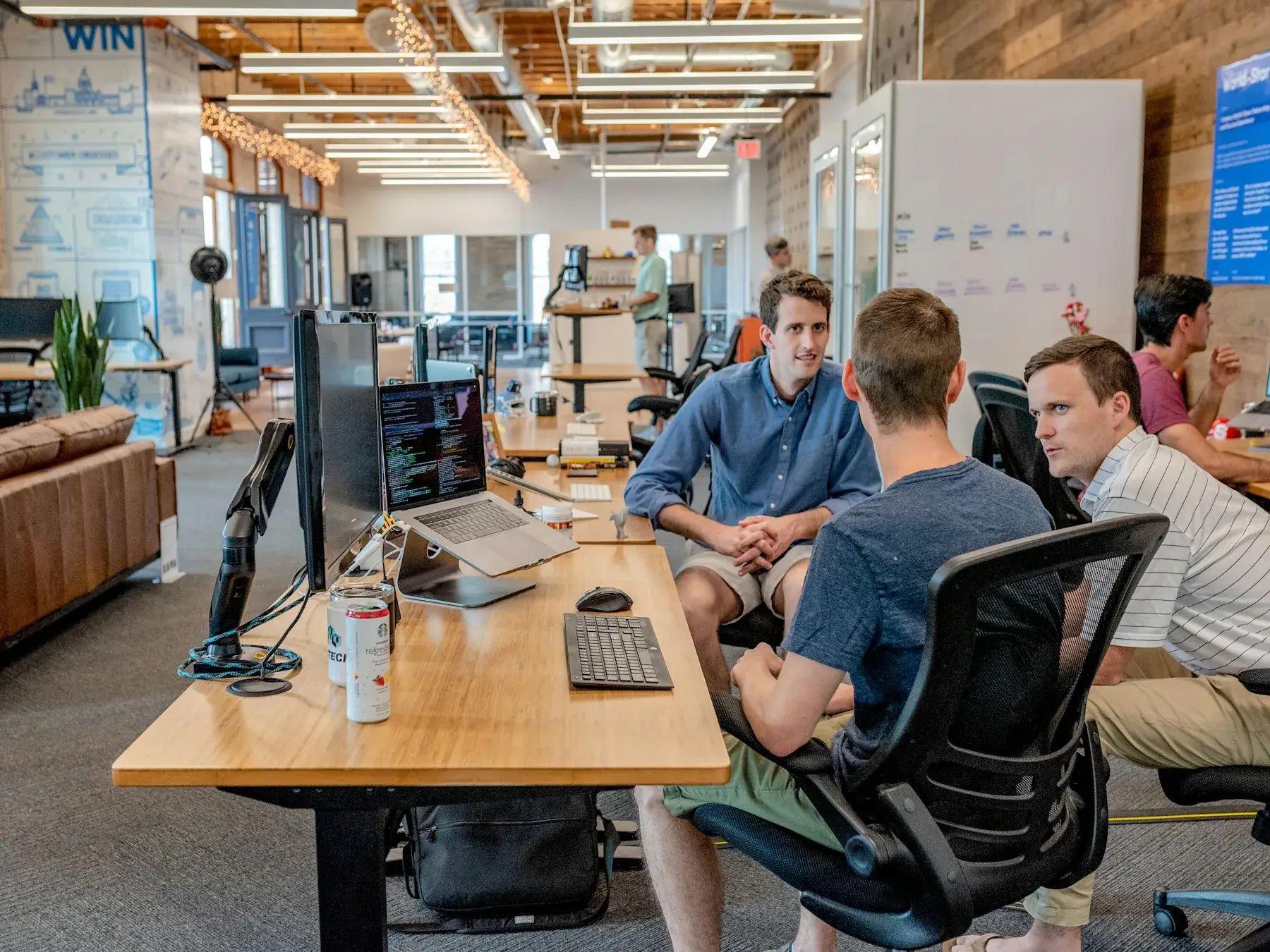 Open-plan office
